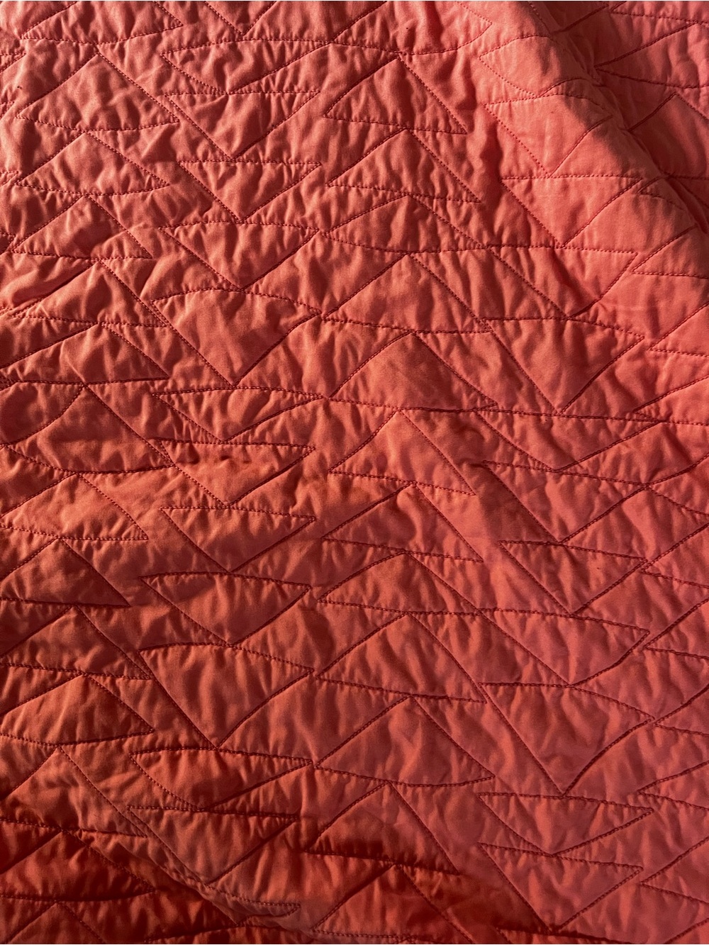 Colorful twin size Coral peach Quilted Bedspread - Home Bedding - Picture 3 of 5